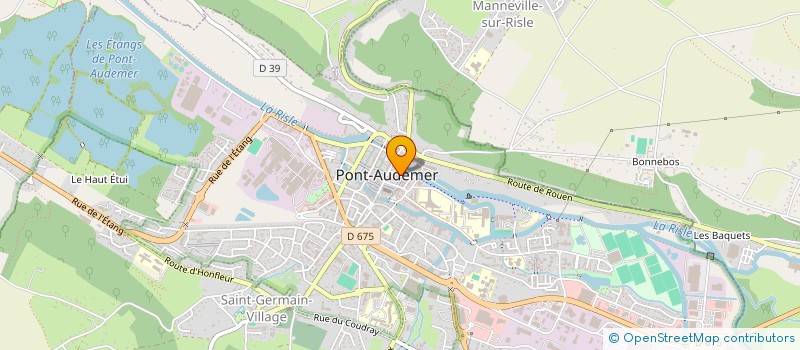 localisation de l'entreprise SYND COPROPRIETE DE LA TOUR GRISE  PONT-AUDEMER