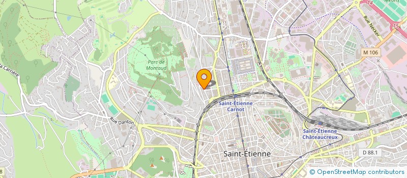 localisation de l'entreprise SYND COPROPRIETE DE MONTAUD  SAINT-ETIENNE