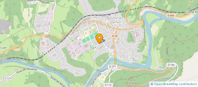 localisation de l'entreprise SYND COPROPRIETE DES BOULEAUX  BAUME-LES-DAMES