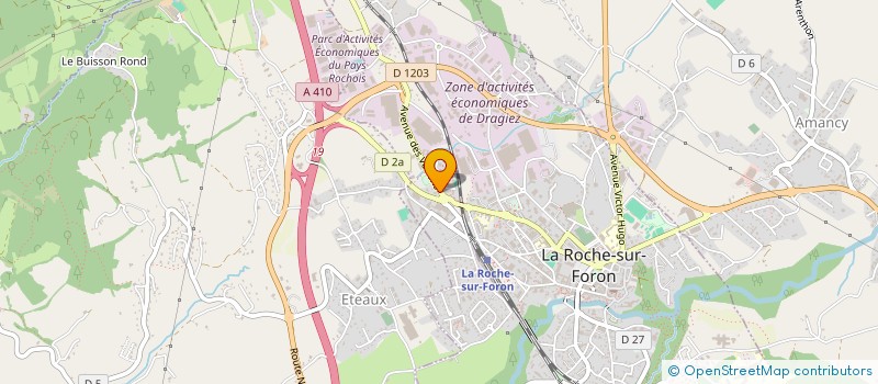 localisation de l'entreprise SYND COPROPRIETE DES CHERES  LA ROCHE-SUR-FORON