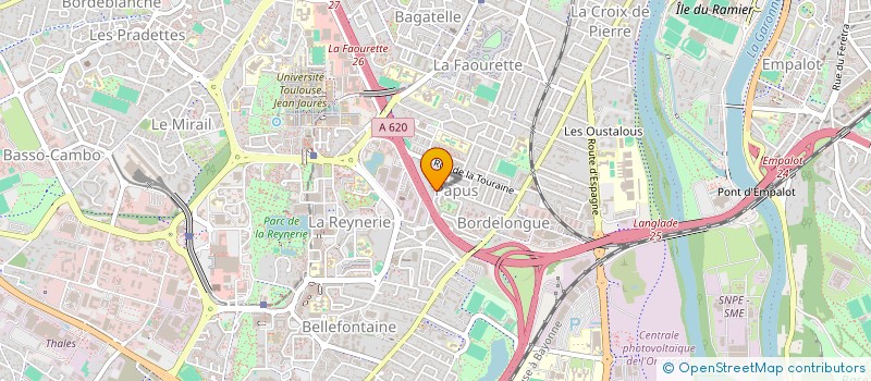 localisation de l'entreprise SYND COPROPRIETE DU 1 CHEMIN PAPUS  TOULOUSE