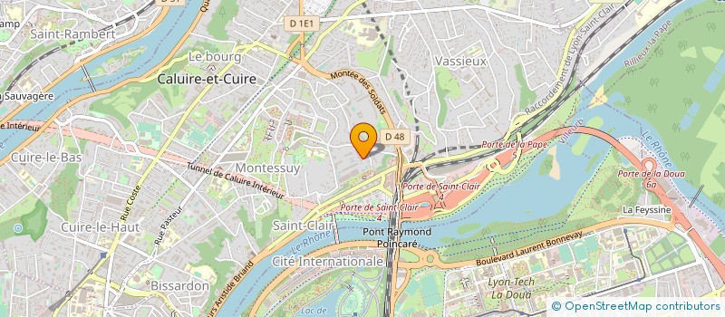 localisation de l'entreprise SYND COPROPRIETE DU 11 CHE DE BOUTARY à CALUIRE-ET-CUIRE