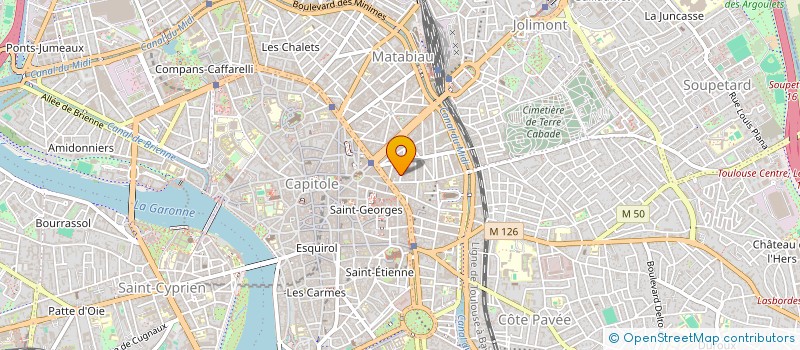 localisation de l'entreprise SYND COPROPRIETE DU 11 R DE L'INDUSTRIE  TOULOUSE