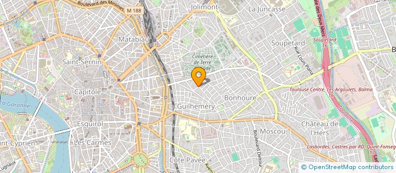 localisation de l'entreprise SYND COPROPRIETE DU 11 RUE EUGENE LOZES  TOULOUSE