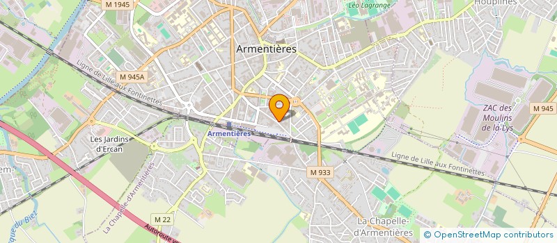 localisation de l'entreprise SYND COPROPRIETE DU 113 RUE JULES FERRY  ARMENTIERES