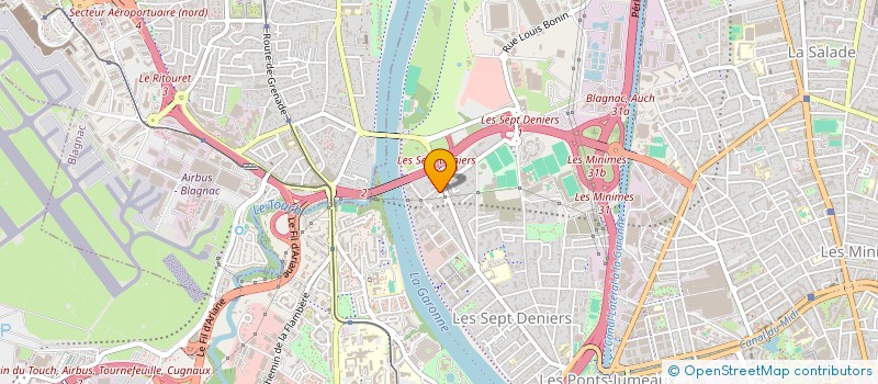 localisation de l'entreprise SYND COPROPRIETE DU 12 CHEMIN ROQUES  TOULOUSE