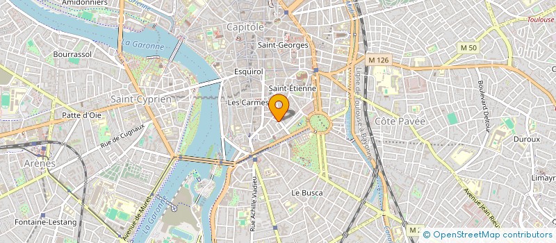 localisation de l'entreprise SYND COPROPRIETE DU 12 RUE OZENNE à TOULOUSE