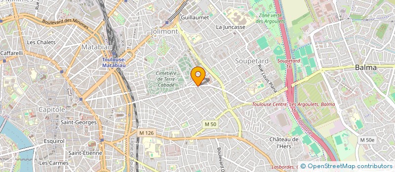 localisation de l'entreprise SYND COPROPRIETE DU 124 AV DE LA GLOIRE à TOULOUSE