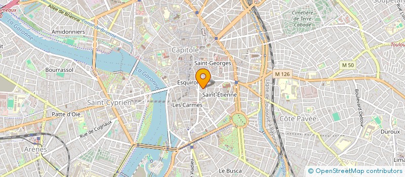 localisation de l'entreprise SYND COPROPRIETE DU 13 R CROIX BARAGNON  TOULOUSE