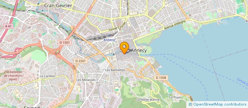 localisation de l'entreprise SYND COPROPRIETE DU 14 RUE STE CLAIRE  ANNECY