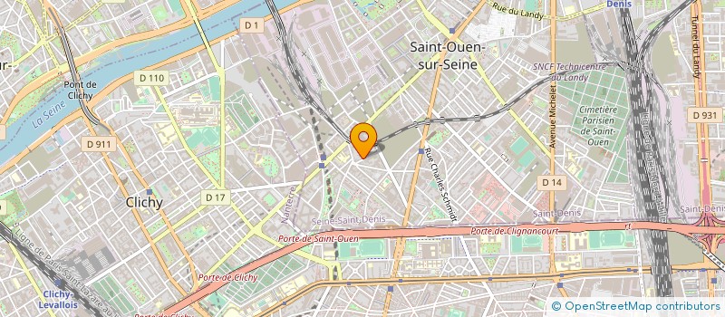localisation de l'entreprise SYND COPROPRIETE DU 16 R ALEXANDRE DUMAS à SAINT-OUEN-SUR-SEINE