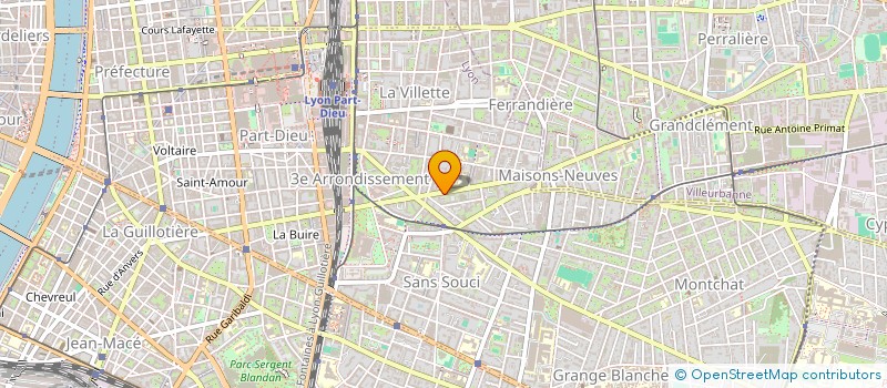 localisation de l'entreprise SYND COPROPRIETE DU 176 AV F FAURE  LYON