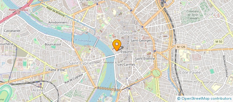 localisation de l'entreprise SYND COPROPRIETE DU 18 RUE PEYROLIERES  TOULOUSE