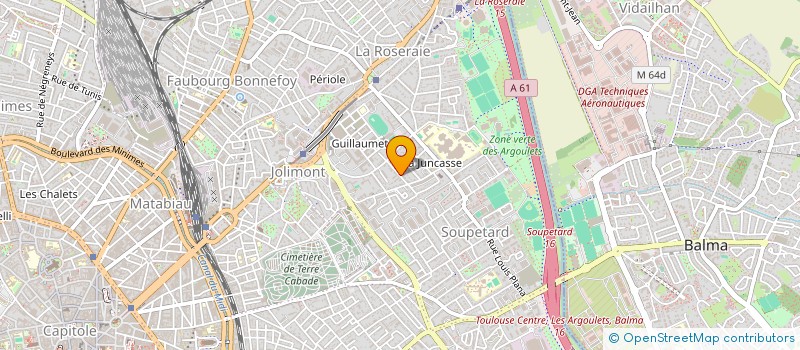 localisation de l'entreprise SYND COPROPRIETE DU 19 R PONCELET  TOULOUSE