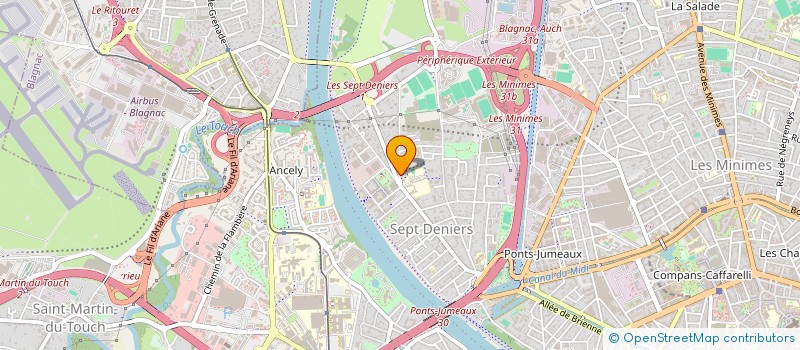 localisation de l'entreprise SYND COPROPRIETE DU 2 CHEMIN GARRIC à TOULOUSE