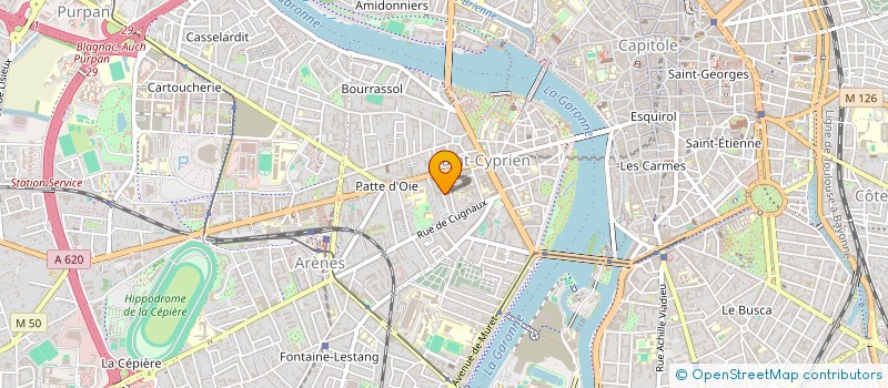 localisation de l'entreprise SYND COPROPRIETE DU 2 RUE DE GASCOGNE à TOULOUSE
