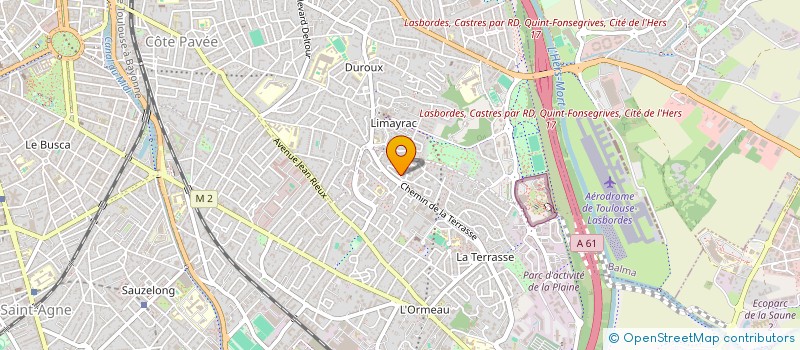 localisation de l'entreprise SYND COPROPRIETE DU 2 RUE DU PIC CARLIT à TOULOUSE