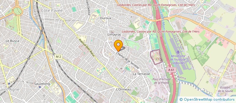 localisation de l'entreprise SYND COPROPRIETE DU 2 RUE MONT AIGOUAL  TOULOUSE