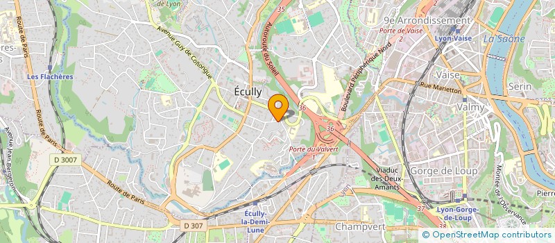 localisation de l'entreprise SYND COPROPRIETE DU 20 CHE DU RANDIN  ECULLY