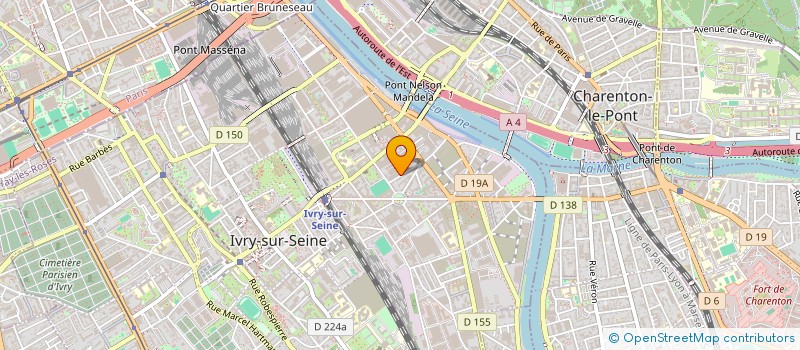 localisation de l'entreprise SYND COPROPRIETE DU 22 RUE EDME GUILLOU à IVRY-SUR-SEINE