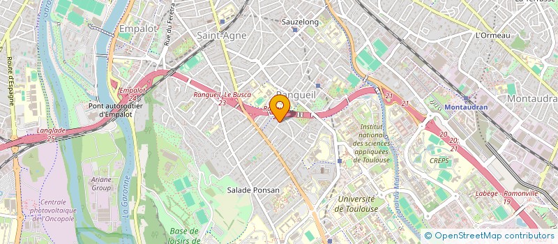 localisation de l'entreprise SYND COPROPRIETE DU 23 RUE DES CEDRES à TOULOUSE