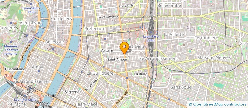 localisation de l'entreprise SYND COPROPRIETE DU 236 RUE GARIBALDI  LYON