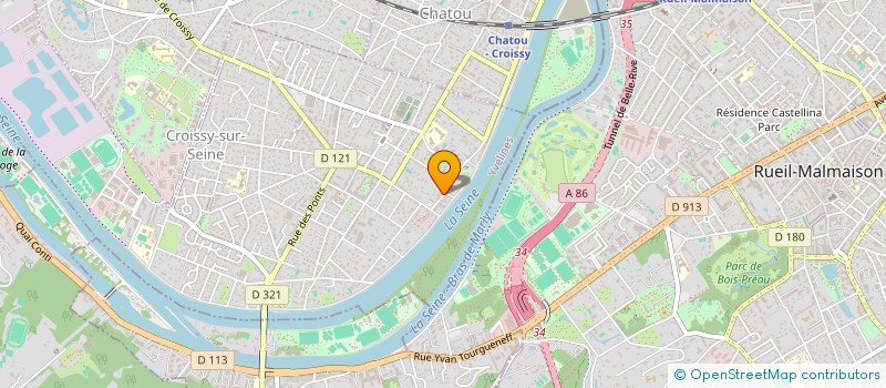 localisation de l'entreprise SYND COPROPRIETE DU 26 GRANDE RUE  CROISSY-SUR-SEINE