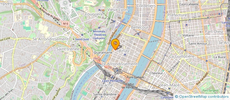 localisation de l'entreprise SYND COPROPRIETE DU 26 RUE VAUBECOUR  LYON