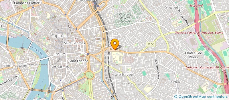 localisation de l'entreprise SYND COPROPRIETE DU 28 AV CAMILLE PUJOL à TOULOUSE