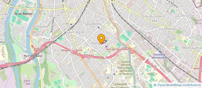 localisation de l'entreprise SYND COPROPRIETE DU 28 RUE BONNAT à TOULOUSE