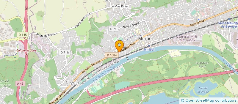 localisation de l'entreprise SYND COPROPRIETE DU 304 GRANDE RUE à MIRIBEL