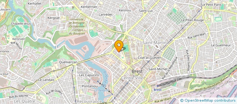 localisation de l'entreprise SYND COPROPRIETE DU 35 RUE LANNOURON à BREST
