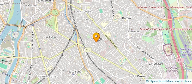 localisation de l'entreprise SYND COPROPRIETE DU 37 R BARRAU à TOULOUSE