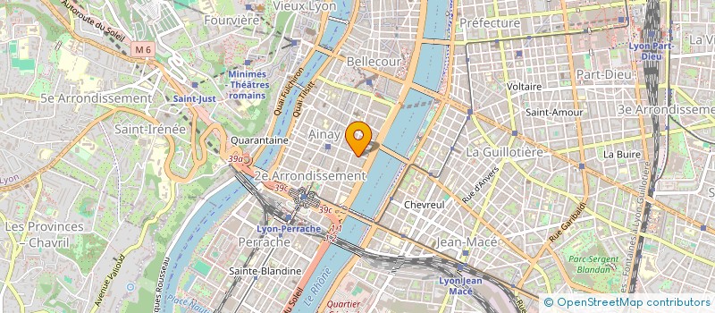 localisation de l'entreprise SYND COPROPRIETE DU 38 RUE REM D'AINAY  LYON