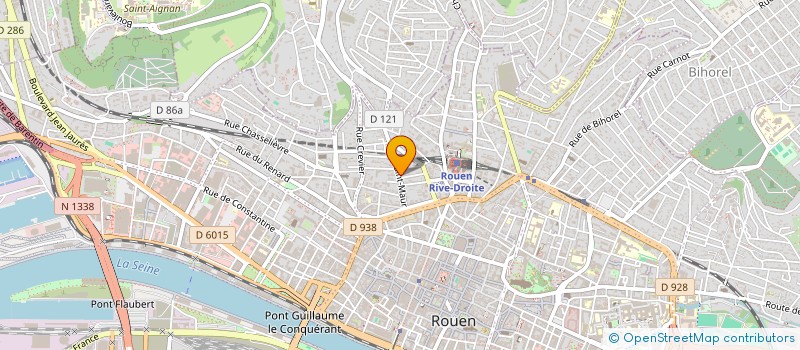 localisation de l'entreprise SYND COPROPRIETE DU 38 RUE SAINT MAUR à ROUEN