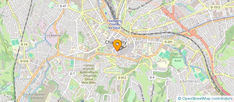 localisation de l'entreprise SYND COPROPRIETE DU 4 R PORTE REINE  CHAMBERY