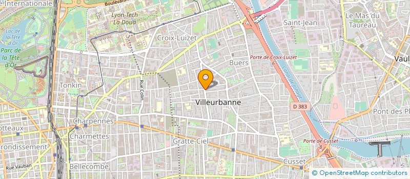 localisation de l'entreprise SYND COPROPRIETE DU 4 RUE DES BIENVENUS  VILLEURBANNE