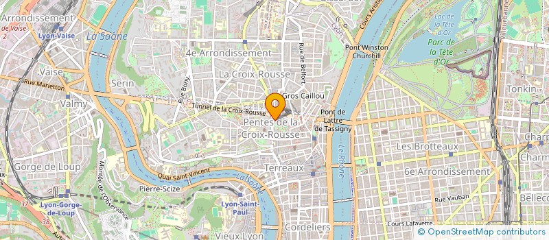 localisation de l'entreprise SYND COPROPRIETE DU 40 R BON PASTEUR à LYON