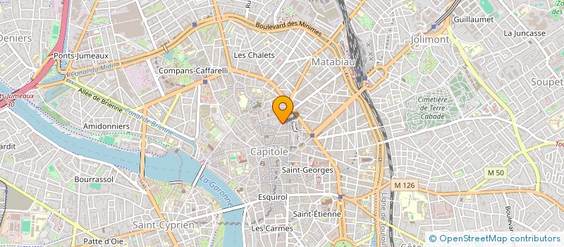 localisation de l'entreprise SYND COPROPRIETE DU 44 RUE DE REMUSAT à TOULOUSE