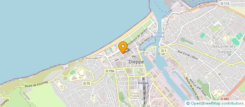 localisation de l'entreprise SYND COPROPRIETE DU 45 RUE DE L EPEE à DIEPPE