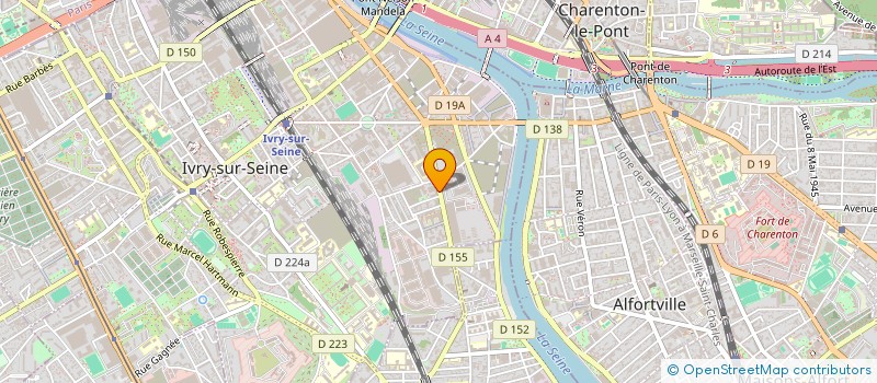 localisation de l'entreprise SYND COPROPRIETE DU 48 50 AV JEAN JAURES à IVRY-SUR-SEINE
