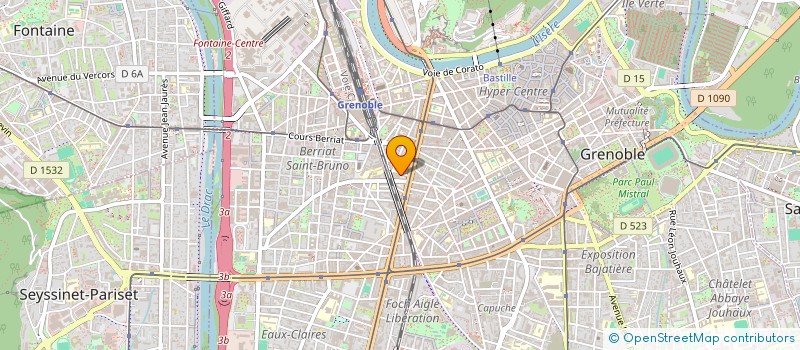 localisation de l'entreprise SYND COPROPRIETE DU 5 RUE ETIENNE MARCEL  GRENOBLE