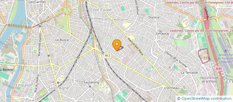localisation de l'entreprise SYND COPROPRIETE DU 50 R JULES CLARETIE à TOULOUSE