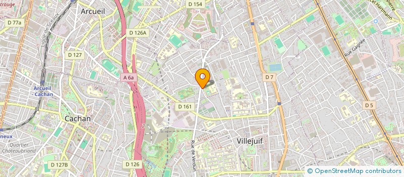 localisation de l'entreprise SYND COPROPRIETE DU 58 RUE J.B. BAUDIN à VILLEJUIF