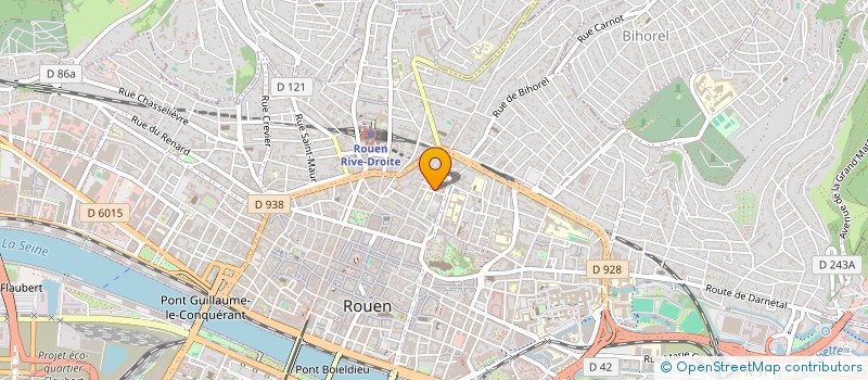 localisation de l'entreprise SYND COPROPRIETE DU 6 BIS RUE DULONG à ROUEN