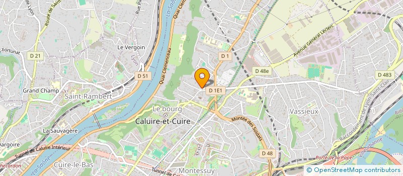 localisation de l'entreprise SYND COPROPRIETE DU 71 RUE JEAN MOULIN à CALUIRE-ET-CUIRE