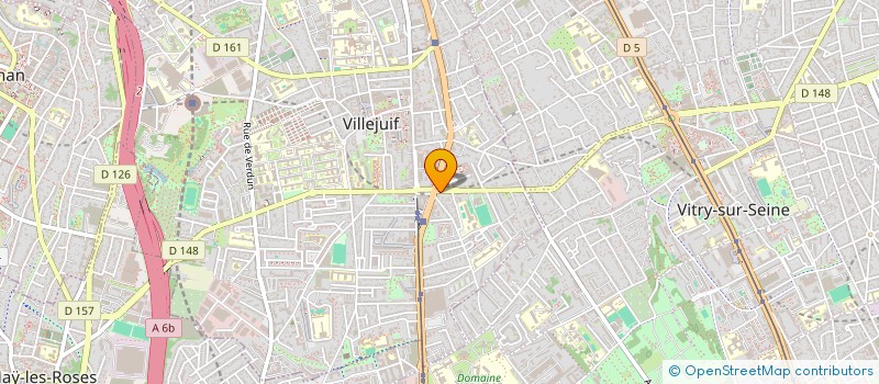 localisation de l'entreprise SYND COPROPRIETE DU 8 AV LOUIS ARAGON à VILLEJUIF