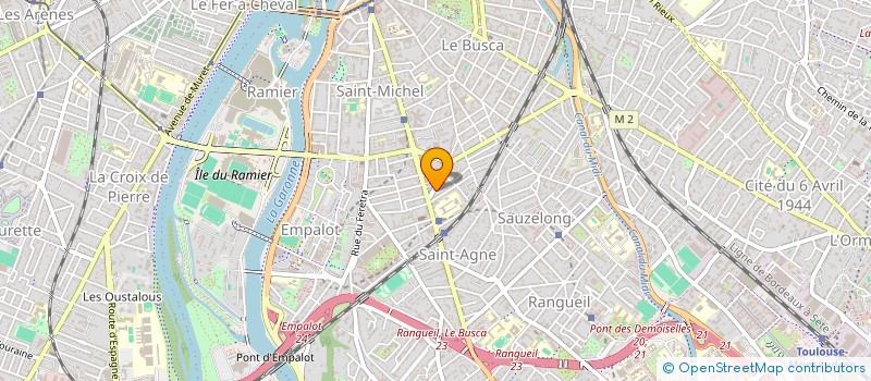 localisation de l'entreprise SYND COPROPRIETE DU 8 AV MARCEL LANGER  TOULOUSE