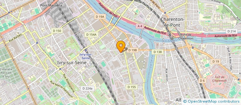 localisation de l'entreprise SYND COPROPRIETE DU 8 RUE PIERRE RIPAUD à IVRY-SUR-SEINE