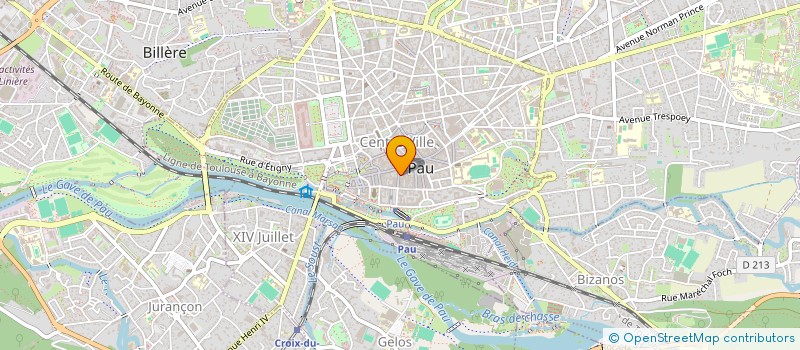localisation de l'entreprise SYND COPROPRIETE DU 8 RUE ST LOUIS à PAU